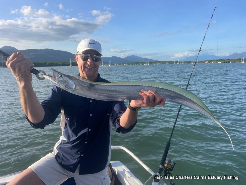 Estuary fishing in Trinity Inlet for Largehead Hairtail!