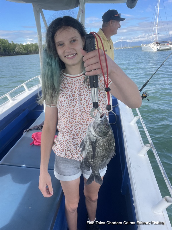 A Pikey Bream while fishing in the estuary of Trinity inlet of Cairns!